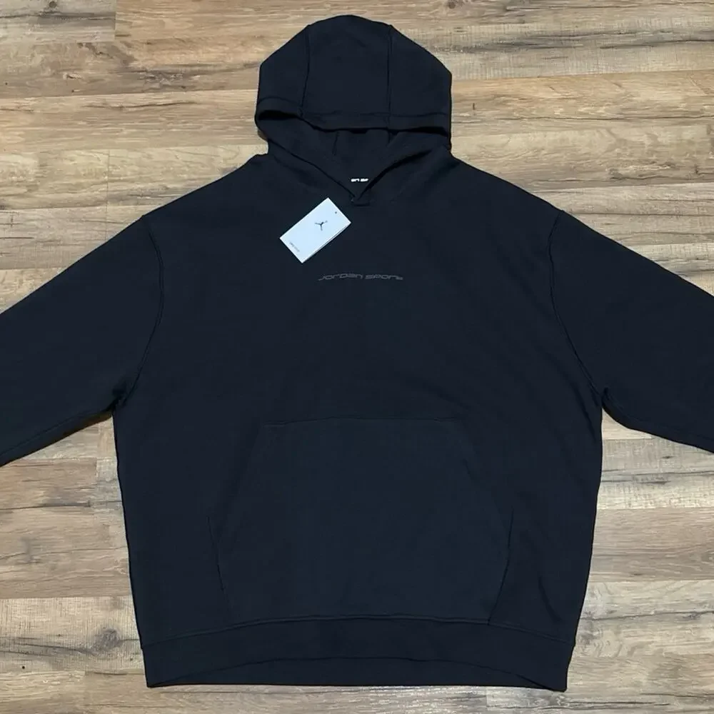 Air Jordan Sport Dri-Fit Black Grey Hoodie Sweatshirt HF0280-010 Size XXL